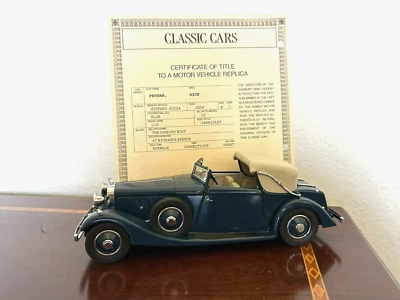 1:24 FRANKLIN COMO NUEVO 1934 HISPANO-SUIZA KILLNER J12 AZUL Foto 1 de 2