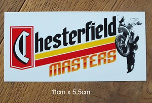 Aufkleber Sticker Chesterfield Masters of Motocross Supercross Enduro 90er Jahre - Picture 1 of 1