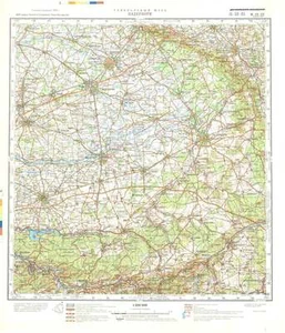 Mapas topográficos militares soviéticos rusos - PADERBORN (Alemania), 1:200K, ed. 1975 - Imagen 1 de 6