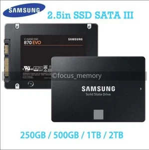 SAMSUNG SSD 870 EVO 250G/500G/1TB/2TB 2.5" SATA III Solid State Drive für Laptop - Afbeelding 1 van 16