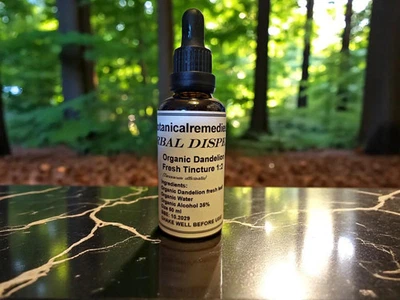 BOTANICALREMEDIES.CO.UK Organic Dandelion leaf Tincture (Taraxacum officinalis) -Botanical Remedies- 30,