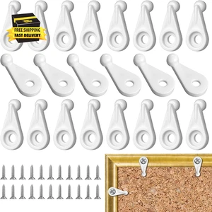 60 Stück Sturmtür Fenster Clips zum Halten von Fenster Bildschirm Clips Glas Halter Clip - Bild 1 von 7