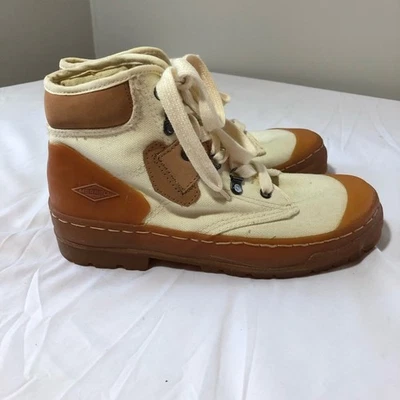 Merrell Mujer 7.5 Eco Terra Algodón Natural Lona Cordones Crema Tostado Botas Foto 1 de 4