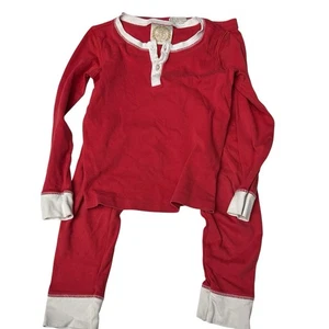 Beaufort Bonnet Company Red Pajamas PJ set Youth Girls Size 6 Christmas Holiday - Picture 1 of 5