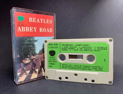 The Beatles ABBEY ROAD Cassette MCE4135 **ITALIAN ISSUE c.1970** NOT ON DISCOGS - Image 1 of 4