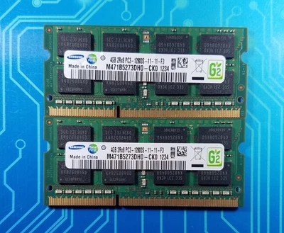 8GB (2x4GB) PC3-12800s DDR3-1600MHz 2Rx8 Non-ECC Samsung M471B5273DH0-CK0 - Image 1 of 2