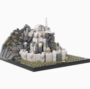 The Lord of the Rings Minas Tirith Mini Architecture Building Block Toy Set - Picture 1 of 2