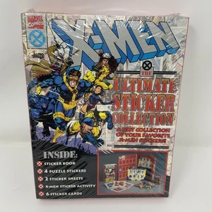 Vintage 1994 X-Men Ultimate Sticker Collection Marvel Comics Sealed Book Cards - Bild 1 von 10
