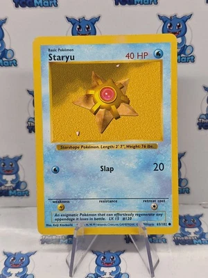 Staryu 65/102 Shadowless Base Set Pokemon MP - Image 1 of 2