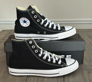 Converse Unisex CTAS Schuhe HI schwarz/weiß M9160 Größe US Herren 7,5/Damen 9,5 - Bild 1 von 8