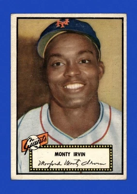 1952 Topps Set-Break # 26 Monte Irvin VG-VGEX *GMCARDS* - Image 1 of 2