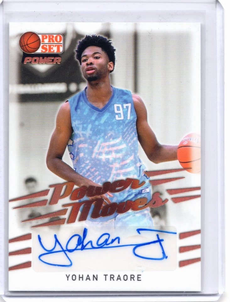 YOHAN TRAORE 2022 Leaf Pro Set AUTOGRAPH #PM-YT1 AUBURN TIGERS - Image 1 of 2