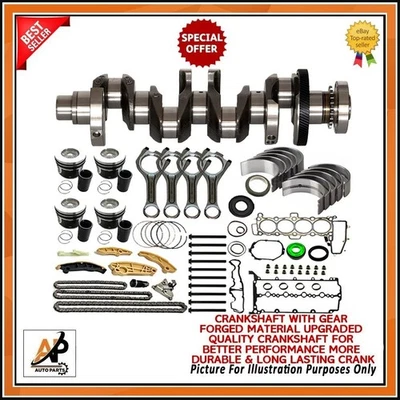 FOR LAND ROVER RANGE ROVER FORGED CRANKSHAFT WITH ENGINE REBUILD KIT 204DTA 2.0D - Image 1 of 4