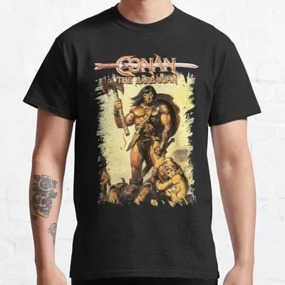 Conan the Barbarian T-Shirt Cotton Men's Tee All Size S To 4XL - Image 1 of 4
