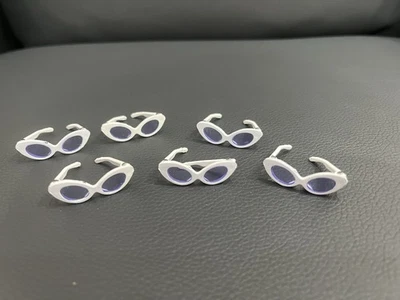 GAFAS DE SOL BARBIE REPRODUCCIÓN BLANCO OJO DE GATO 6 PARES Foto 1 de 2