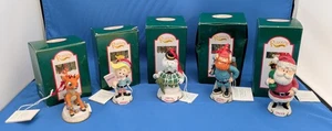 Vintage 1998 Midwest Rudolph Film Weihnachtsschmuck 5er Set - Bild 1 von 8