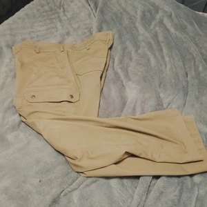 40 Pantaloni cargo GRIT BY DULUTH TRADING UOMO 38 X 32 beige misto cotone - Foto 1 di 7