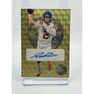 2024 Leaf Pro Set Platinum Jaxson Dart Super Prismatic Gold Auto 1/1 SSP Giants - Picture 1 of 2