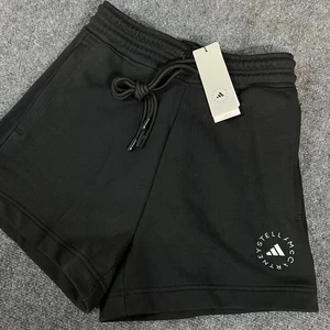 Women's Adidas by Stella McCartney TrueCasuals Terry Short Black Size XS NWT - Picture 1 of 13
