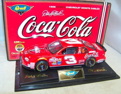 1:24 REVELL COLLECTION CLUB 1998 #3 COCA-COLA COKE RCR DALE EARNHARDT SR 1/3333 - Image 1 of 4