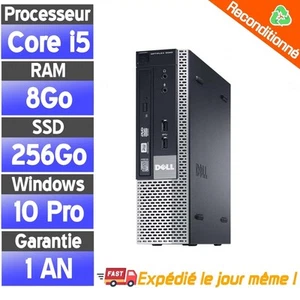 ☑️⭐☑️Dell Optiplex 9020 USDT - Core i5-4590 - 8Go Ram 256Go SSD☑️⭐☑️ - Photo 1/3