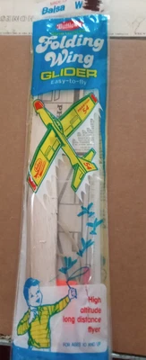 Guillows  Balsa Wood Sling Folding Wing Glider Air Plane #70 1973 - Image 1 of 4