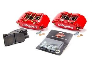 WILWOOD Caliper & Pad Kit Front Honda/Acura Red P/N - 140-13029-R