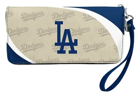 Los Angeles Dodgers Curve Zip Organizer Ladies Wallet Cover