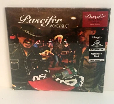 PUSCIFER money shot Lp OPAQUE RED Vinyl Record SEALED/NEW, a perfect circle tool - Image 1 of 3