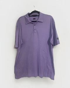 Nike Men’s Large Golf Polo Short Sleeved Shirt 100% Cotton Light Purple RN56323 - Picture 1 of 8