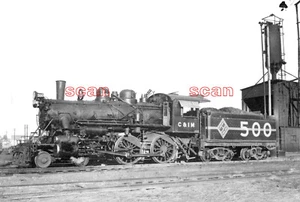 4DD377 2NDGEN NEG/RP 1950 CHICAGO & ILLINOIS MIDLAND RAILROAD 440 LOCO #500 - Picture 1 of 1