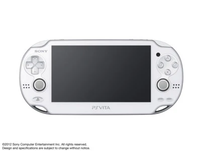 USED PS Playstation vita Wi-Fi model CRISTAL WHITE PCH-1000 ZA02 only console - Image 1 of 4