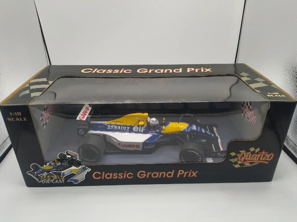 WILLIAMS FW14B R. PATRESE GRAND PRIX SOUTH AFRICA 1992 - QUARTZO 1/18 - Immagine 1 di 4