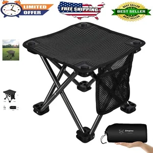 Versatile Outdoor Folding Stool with Side Pocket – Ideal for Fishing & Picnics - Picture 1 of 9
