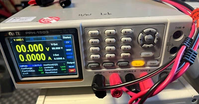 Fuente de alimentación de CC programable de doble rango de 1 canal GW Instek PPH-1503 15V/3A 9V/5 Foto 1 de 4