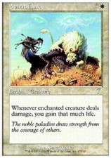 4x T-Chinese Spirit Link ~ Near Mint 7th Edition Seventh Foreign MTG Magic x4 4