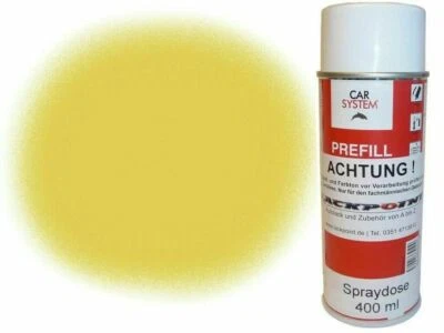 Lata de spray de 2 componentes 400 ml pintura de coche RDA amarillo arce brillo Trabant IFA 2K - Imagen 1 de 2