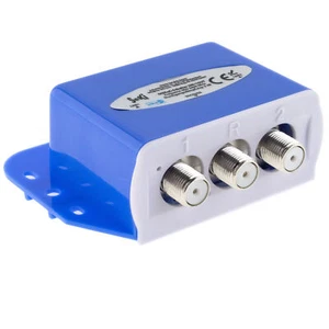 1x interruptor DiseqC interruptor 2/1 con carcasa de protección contra la intemperie 2X SAT LNB 1 x participante - Imagen 1 de 4