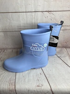 Kids' Totes Cirrus Charley Rain Boots - Navy 5-6 Baby blue - Picture 1 of 12