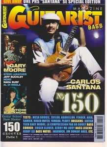GUITARIST & BASS N°150 GARY MOORE / C SANTANA / RITCHIE BLACKMORE / 150 GROOVRES - Picture 1 of 2
