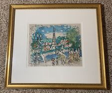 Charles Cobelle Signed And Numbered Framed Lithograph “Parisian Summer”