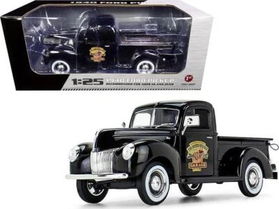 1940 Ford Pickup Truck Black The Busted Knuckle Garage 1/25 Diecast Model Car by - Image 1 of 2