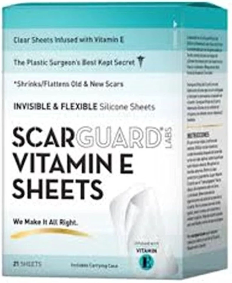 ScarSheet Nearly Invisible Silicone Scar Sheets. 21 Sheets