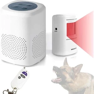 Lautes Bellen Hundealarm, Bewegungsaktivierter Hundebellenalarm, IP43 Wasserdicht Bellen - Bild 1 von 7