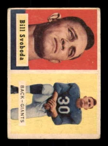 1957 Topps #153 Bill Svoboda POOR RC Rookie NY Giants DP 563918 - Picture 1 of 2