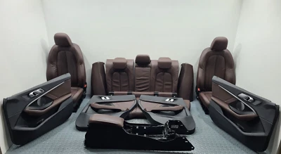 BMW 2 SERIES F44 COMPLETE INTERIOR LEATHER SEATS & DOOR CARDS SET BROWN - Image 1 of 4