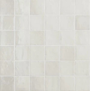 ZELLIGE GESSO 10 x 10cm WALL TILES IN  WHITE - 100 TILES ( OLD BATCH) - Picture 1 of 2