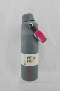 Stanley 24 oz Grey Rock Pink Aerolight Ice Flow Bottle Fast Flow Lid - Picture 1 of 6