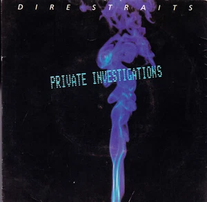 DIRE STRAITS Private Investigations / Badges Posters Stickers 45 P/S SirH70 - Picture 1 of 4