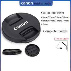 New 43mm 49mm 52mm 55mm 58mm 62mm 67 72 77 82mm Cap Cover For Canon Camera Lens
